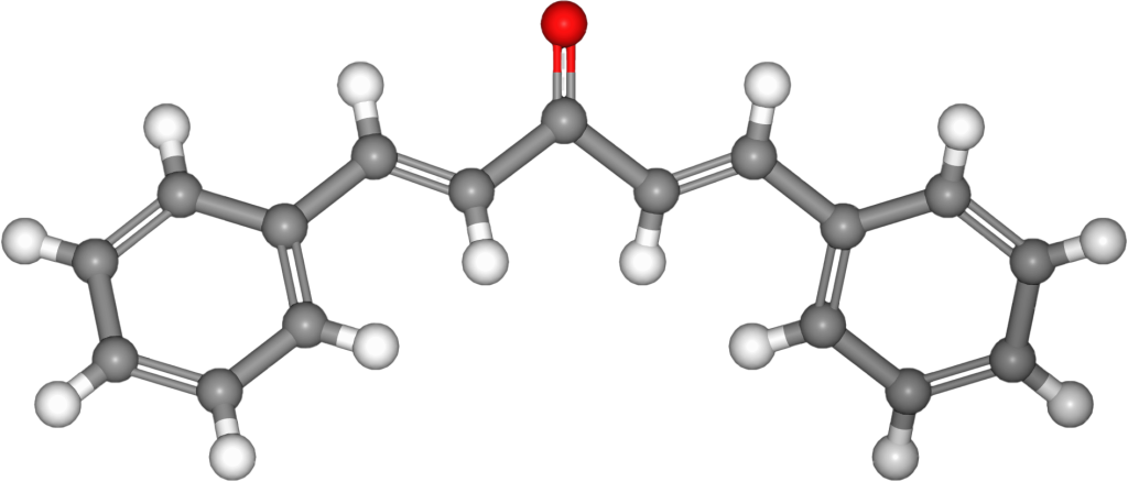 دی بنزیلیدن استون یا دی بنزال استون
dibenzylideneacetone